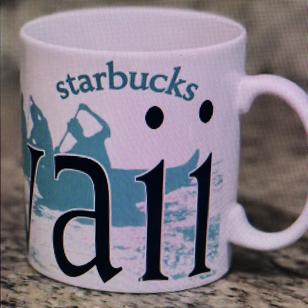 Starbucks Hawaii White and Blue Mug